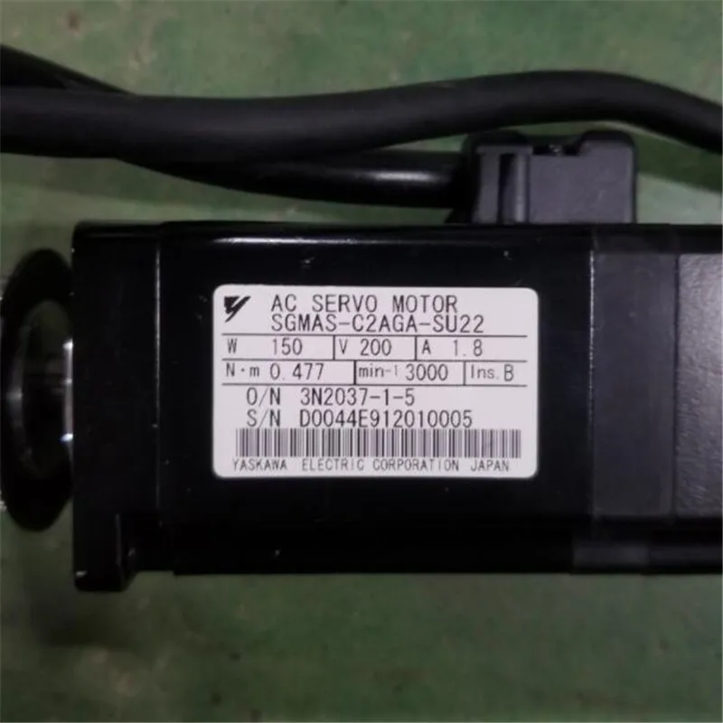 

Used Tested Working SGMAS-C2AGA-SU22 AC SERVO MOTOR