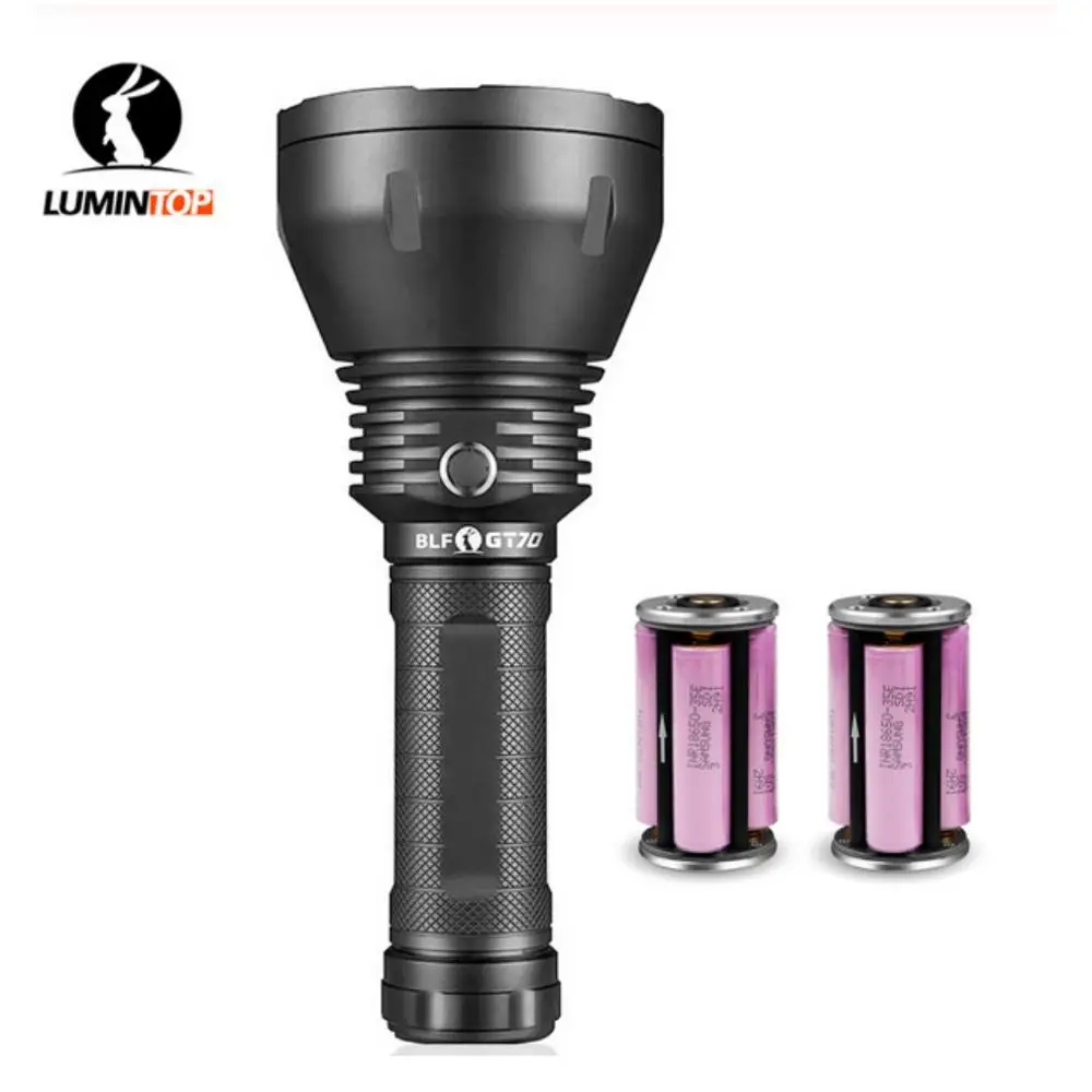 Светящийся BLF GT70 высокомощный фонарик Cree XHP70.2 7500 люменов макс 2000 метров