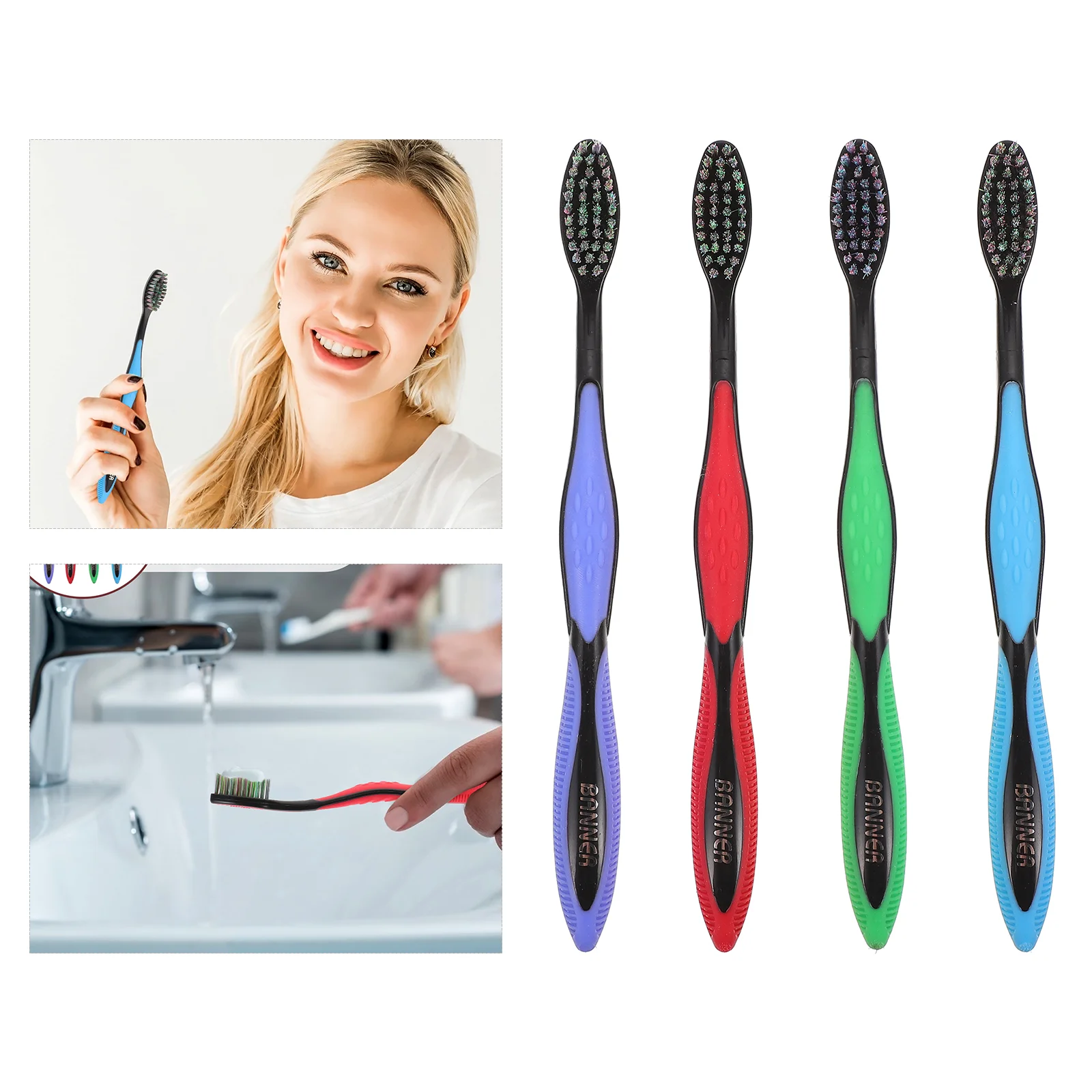 

10pcs Teeth Stain Cleaning Brushes Household Brushes for Teeth Cleaning