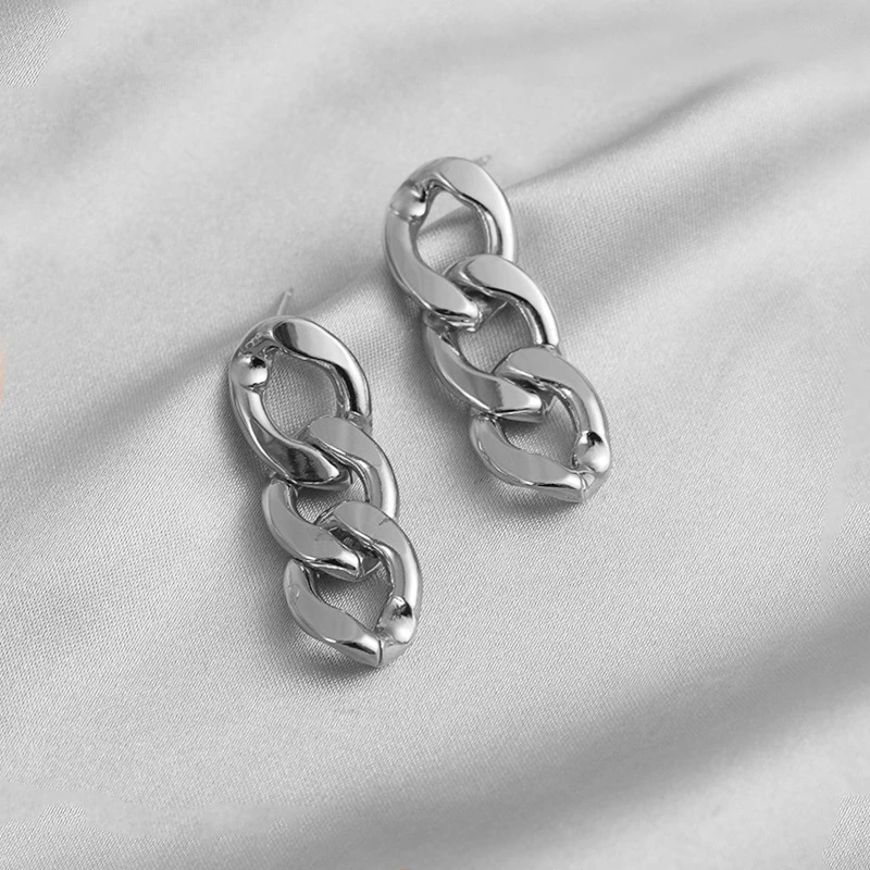 

Bacolod Simple Party Office Dangle Earrings for Women Girls Gold Silver Color 2020 Fashion Jewelry Geometric Drop Earring