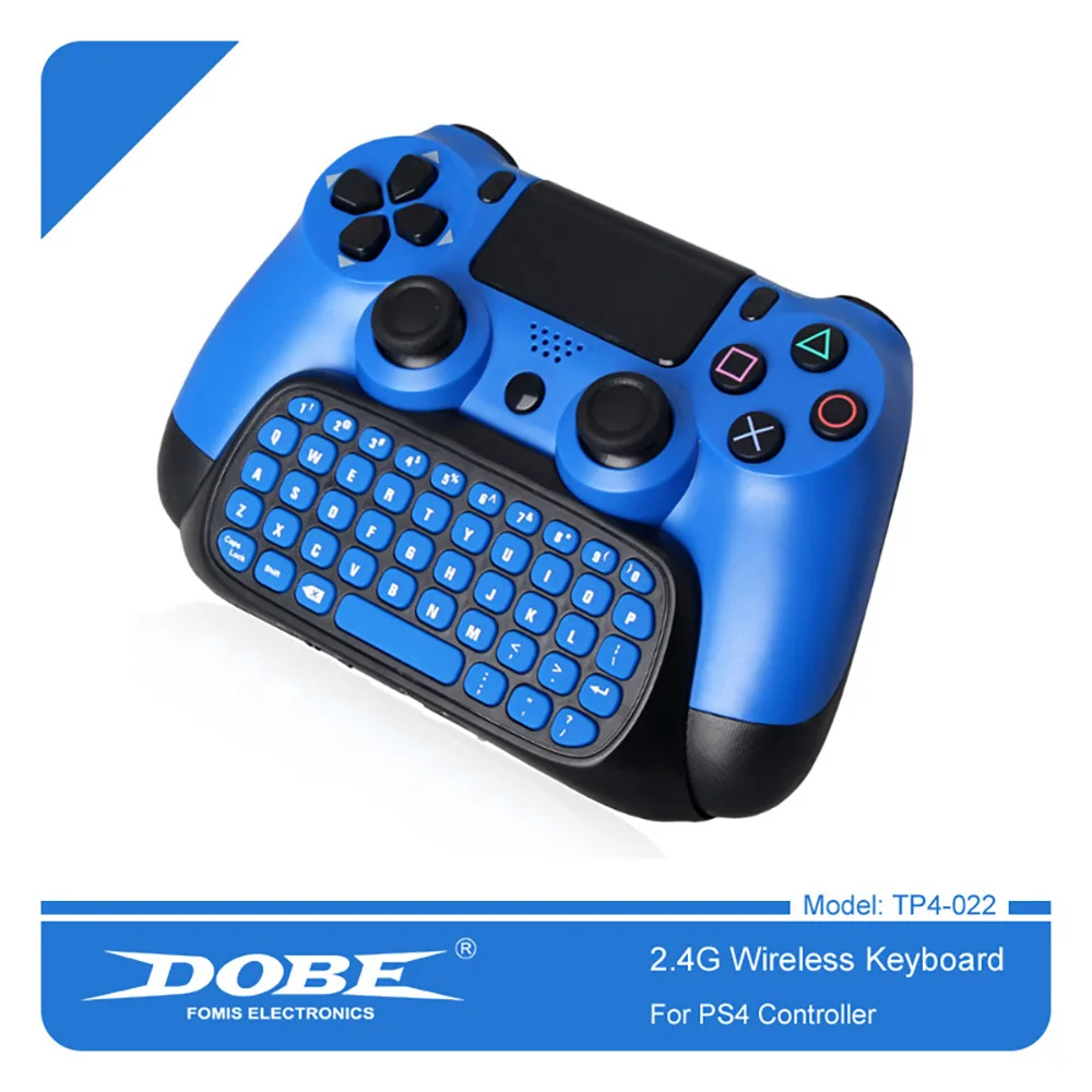 DOBE 2,4G беспроводной контроллер клавиатура для PS4 Slim Pro геймпад Фирменная запатентованная мини внешняя клавиатура 022