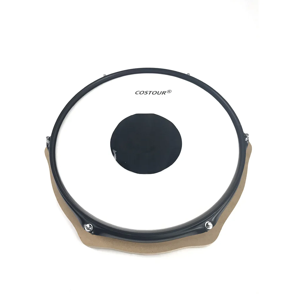 

12 Inches Drum Practice Pad Silent Drum Percussion instrument for Drum Beginners Players