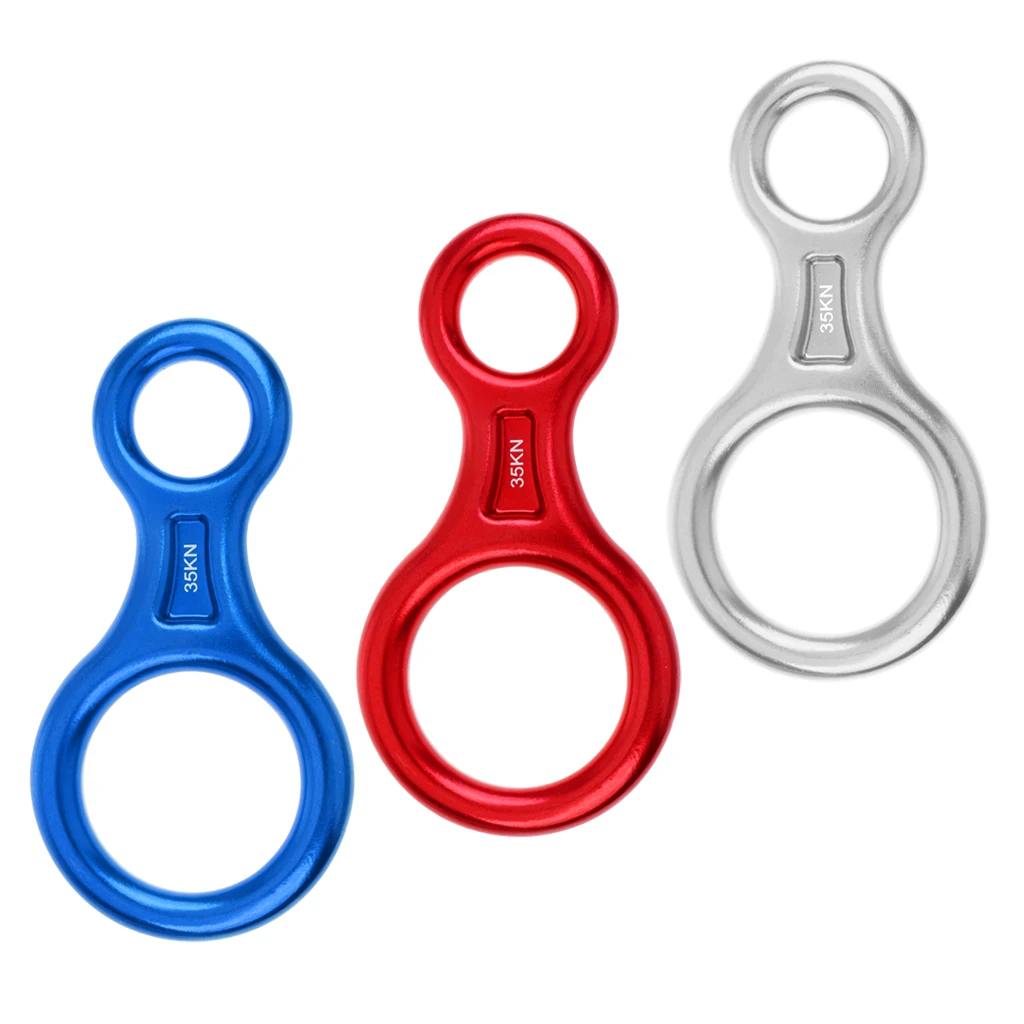 3 шт. скалолазание для скалолазания альпинизма 8 Belay устройство снаряжение