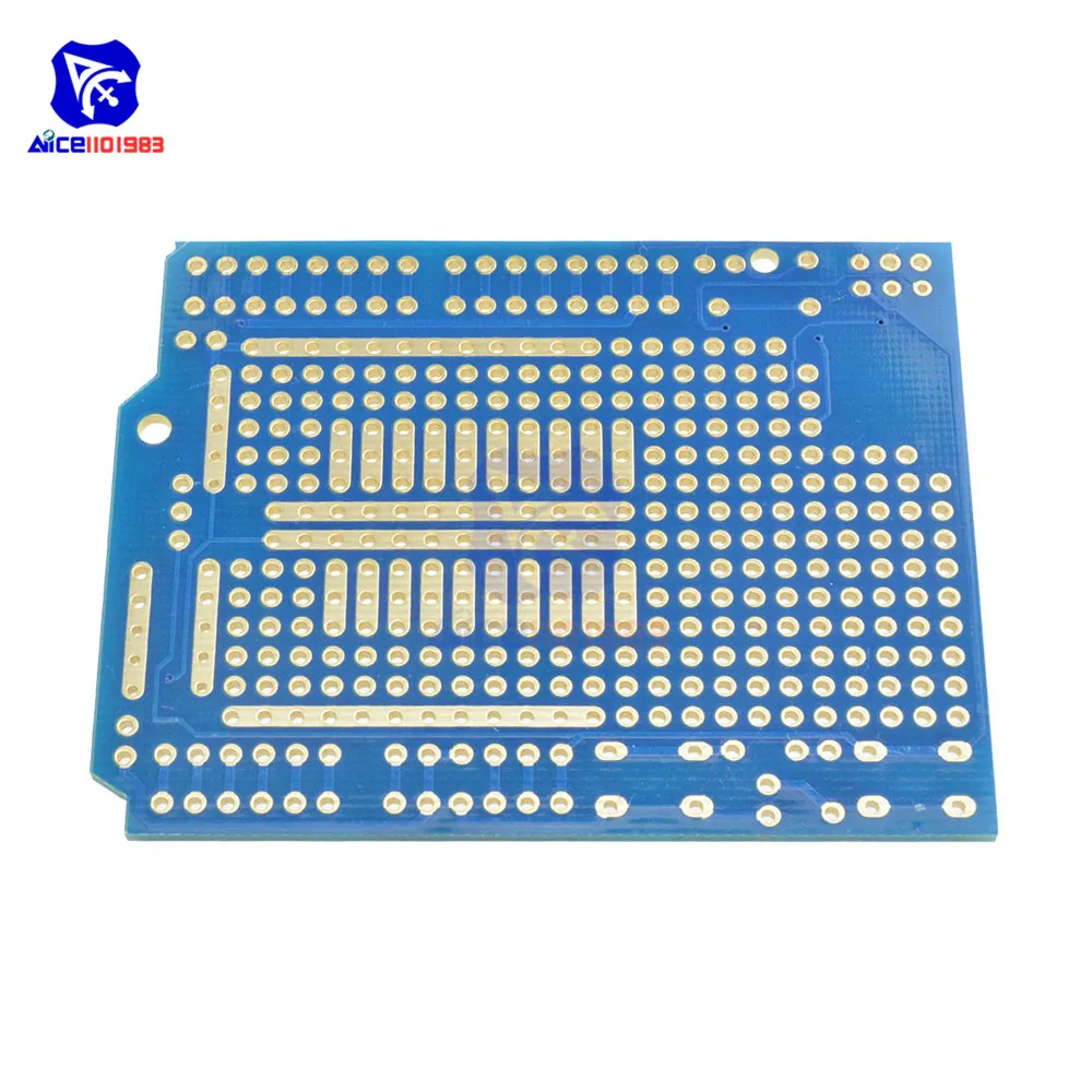 Diymore прототип печатной платы для Arduino UNO R3 FR-4 волокно 2 мм 2,54 мм Шаг Прототип Щит V.5