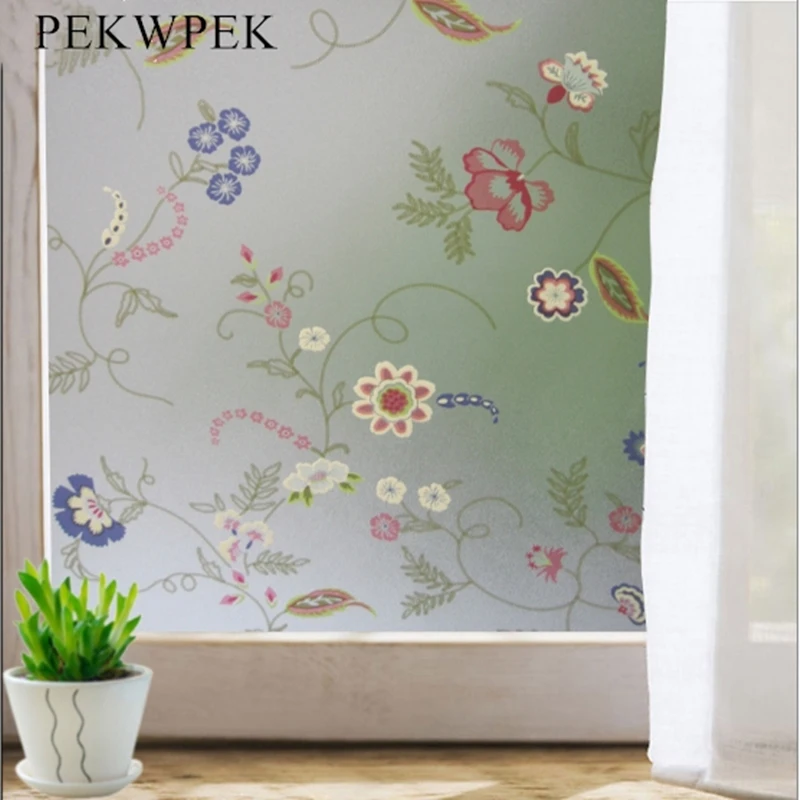 

European/American High-density Grinding Static Electric Glass Stickers Sun Shading Window StickersLight Transparent Window Paper