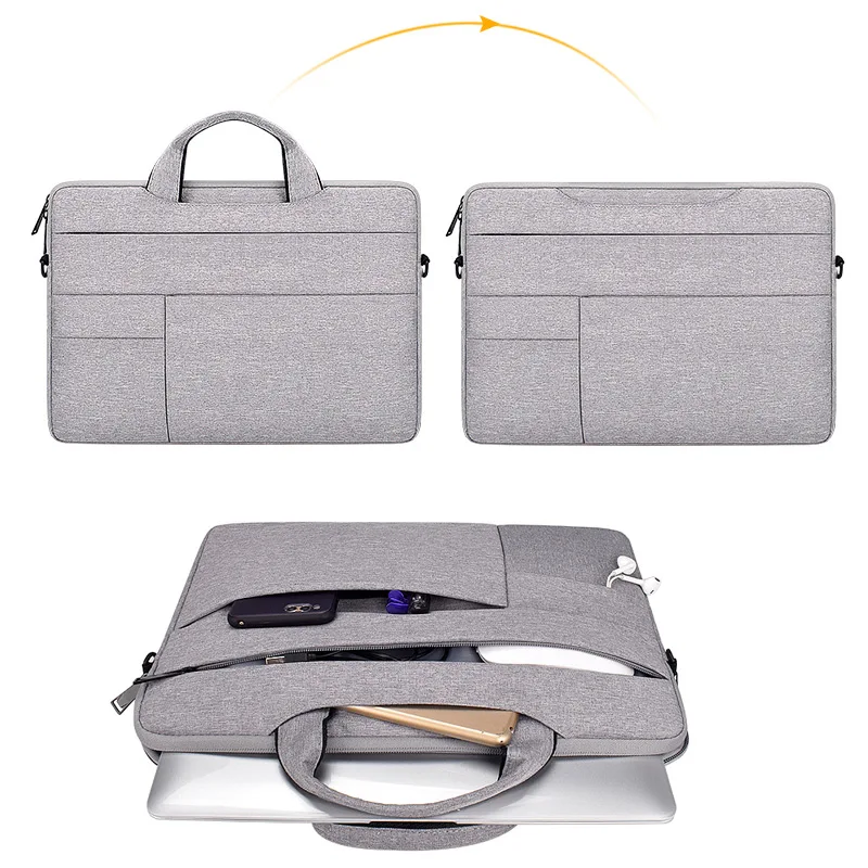 laptop handbag sleeve case shoulder bag notebook carrying case 12 13 14 15 6 inch for 13 3 macbook air pro asus acer lenovo dell free global shipping