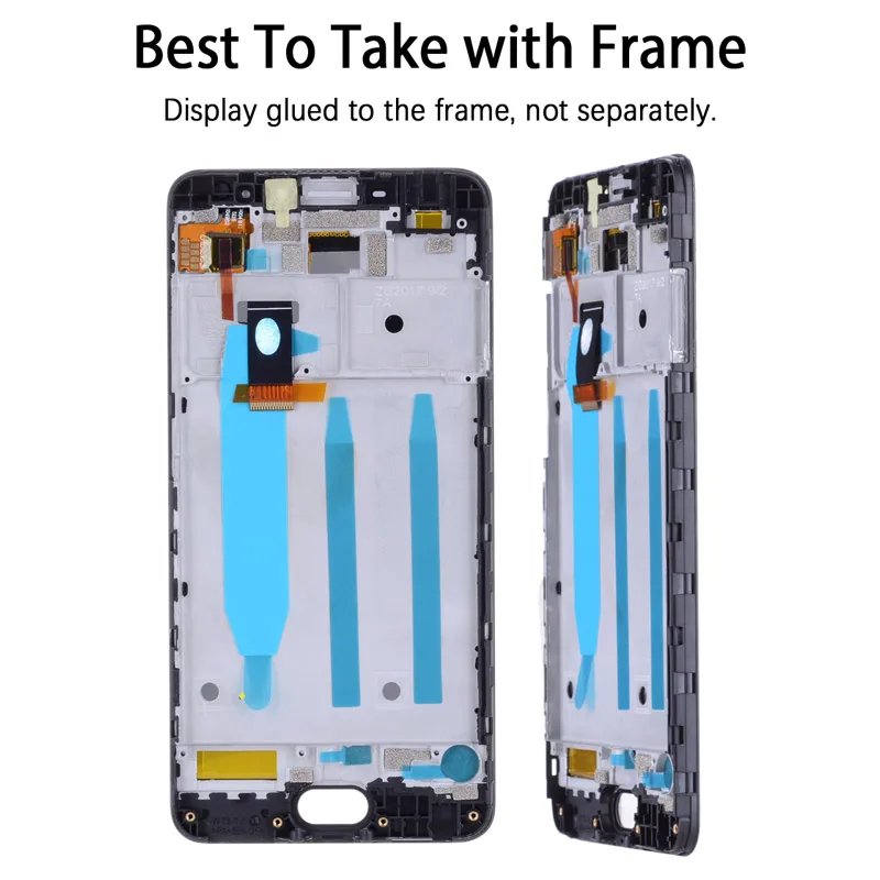 5 2 ''Оригинальный ЖК дисплей для MEIZU M6 сенсорный экран дигитайзер с рамкой Meizu