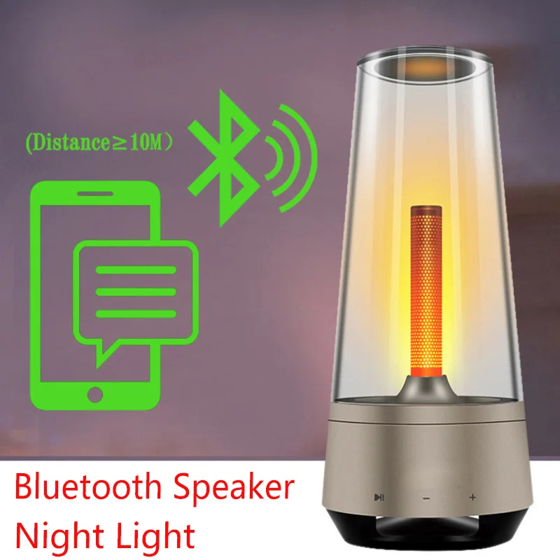

Ночной светильник Bluetooth Динамик высокое качество музыки встроенный Батарея Ёмкость 1000 мА/ч, атмосфера светильник дыхание креативный настен...