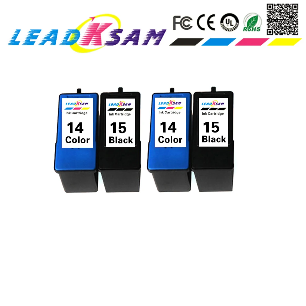 Совместимость с Lexmark 14 15 Замена для lexmark14 Z2300 Z2320 X2650 X2600 X2670 принтера|Чернильные