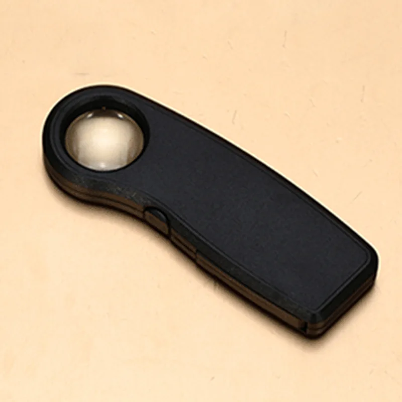 Optical K9 High Quality With LED Light Magnifier 20 Times Portable Handheld Magnifying Glass Jewelry | Инструменты