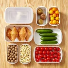 Контейнер для хранения в холодильнике, специальная герметичная коробка, домашняя кухонная прозрачная пластиковая коробка с крышкой, многозернистая коробка для хранения пищевых лапшек