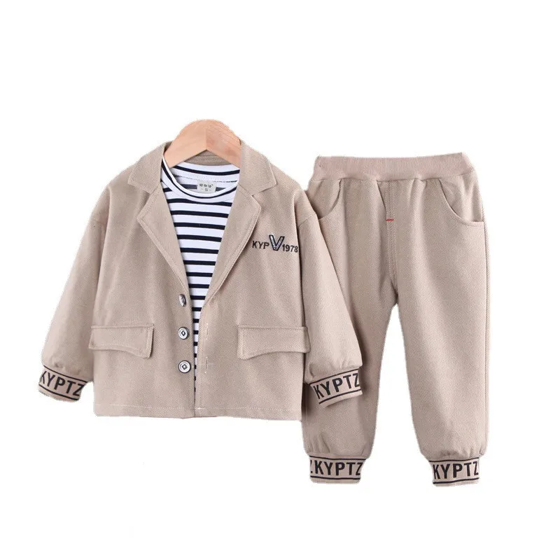 

3 шт./компл., Детская футболка и штаны, с мультяшным принтом