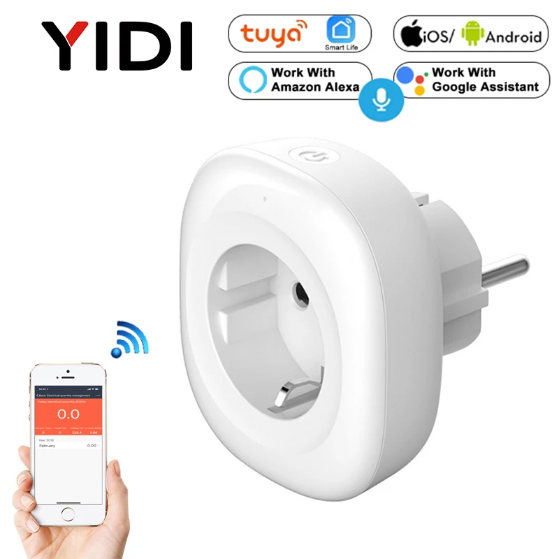 Смарт розетка настенная с поддержкой Wi Fi и USB|Электрические розетки| |