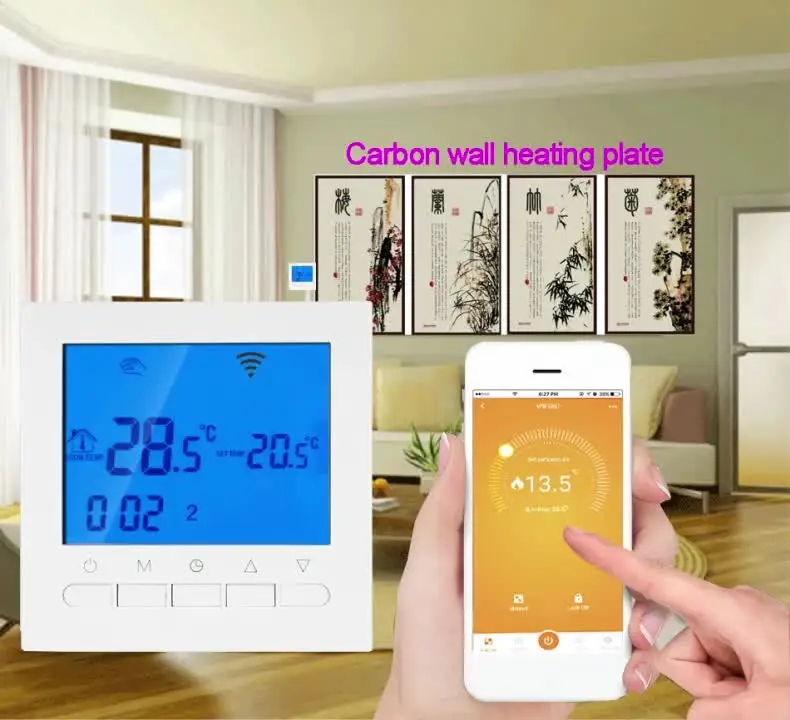 

Цифровой программируемый термостат Hysen Wifi LCD для системы отопления пола