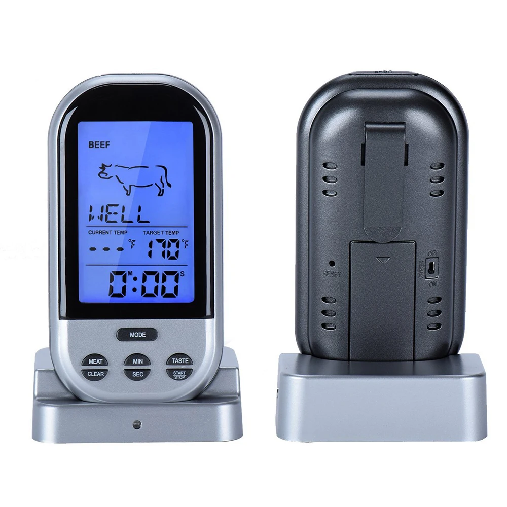Цифровой беспроводной термометр для духовки кухонный прибор измерения