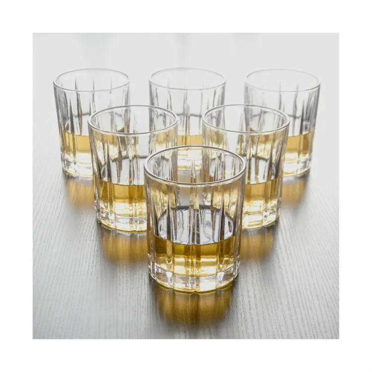 

2 Pcs set high quality fashion home bar lead-free whiskey glass cups 200901-64