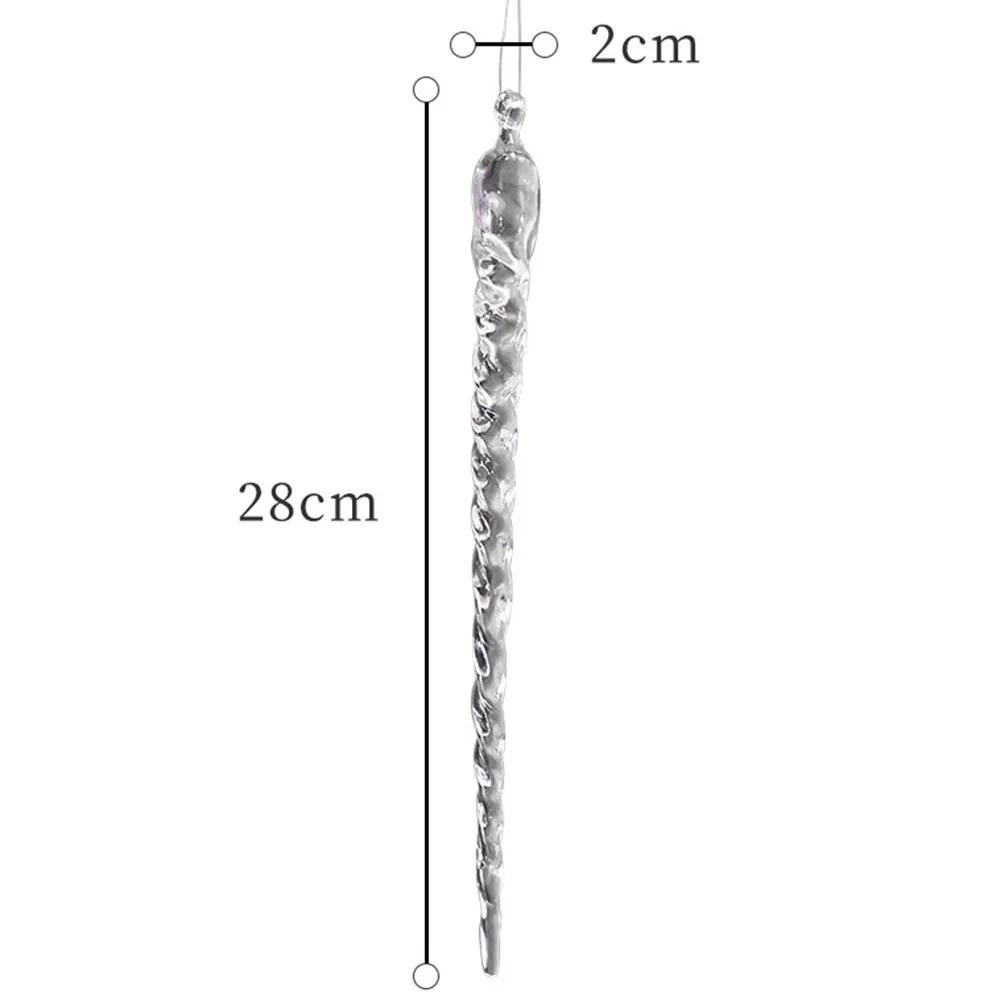 Хрустальная лампочка Звезда Висячие украшения Рождественские прозрачные