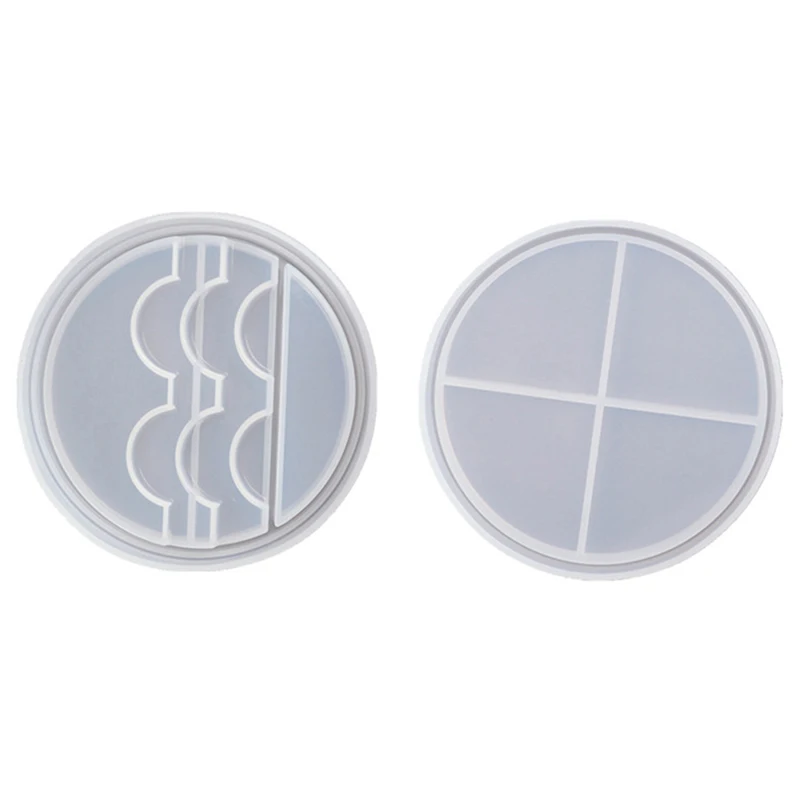 

DIY False Eyelashes Storage Box Mold Crystal Epoxy Resin Silicone Mold Round Makeup Jewelry Accessories