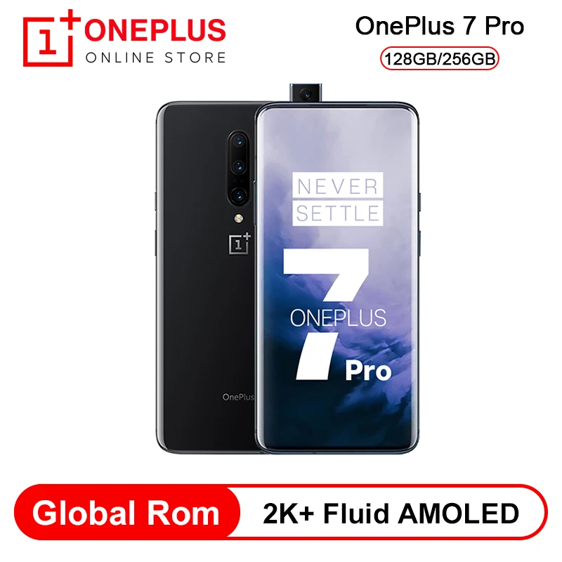 Оригинальный смартфон OnePlus 7 Pro 8 ГБ 256 Snapdragon 855 48 МП тройная камера заднего вида 6 67