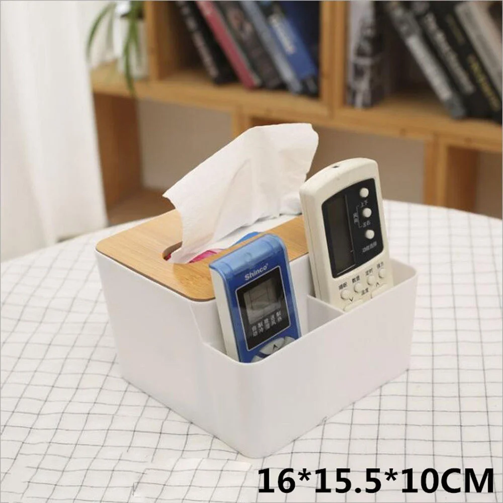 New Wood Napkin Holder Square Shape Wooden Plastic Tissue Box Case Home Kitchen Paper Holdler Storage Accessories | Дом и сад