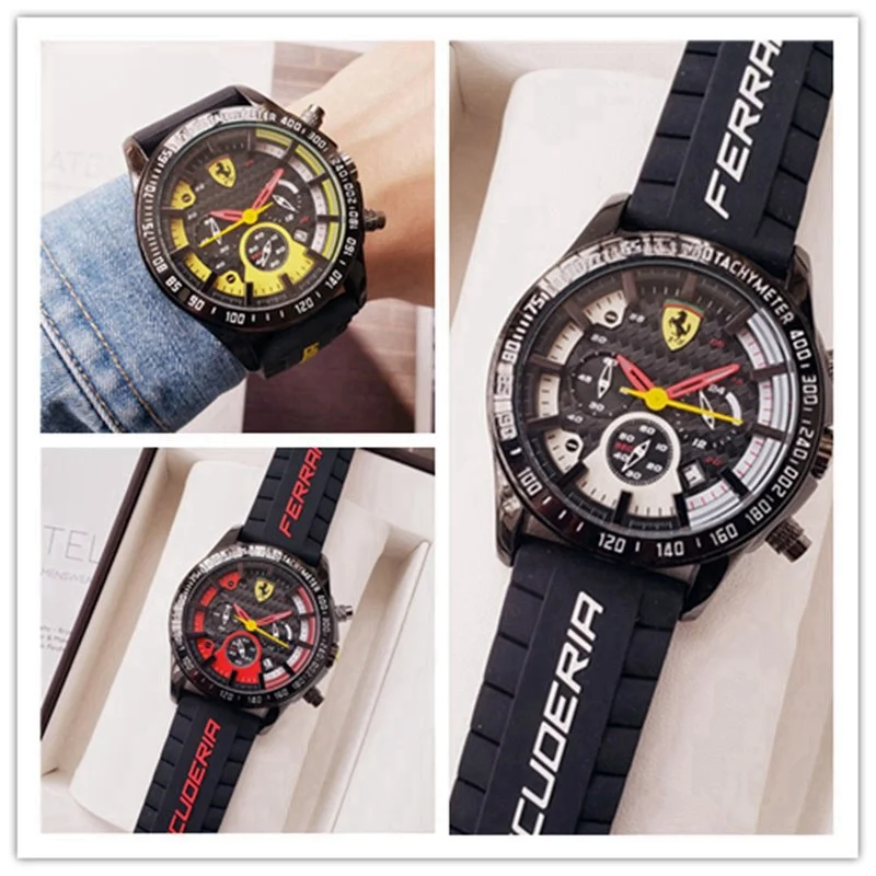 

2021 Brand Design Men Quartz Wristwatch Casual Fashion Business Watches Leatehr Strap Stainless Steel case Watch Reloj de cuarzo