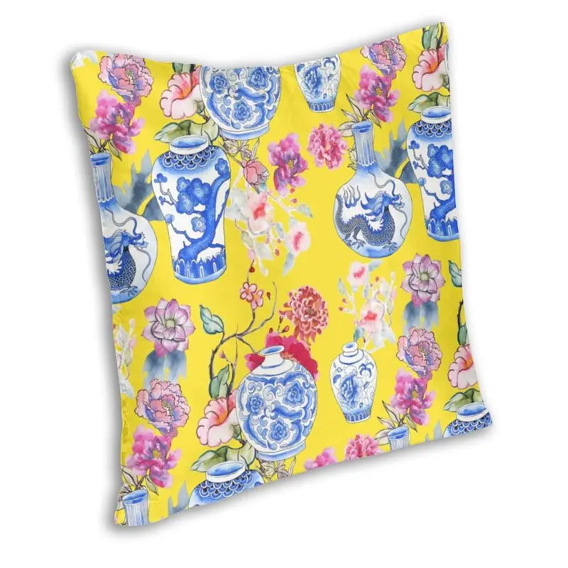 Чехол в китайском стиле с изображением искусственного имбиря для украшения дома