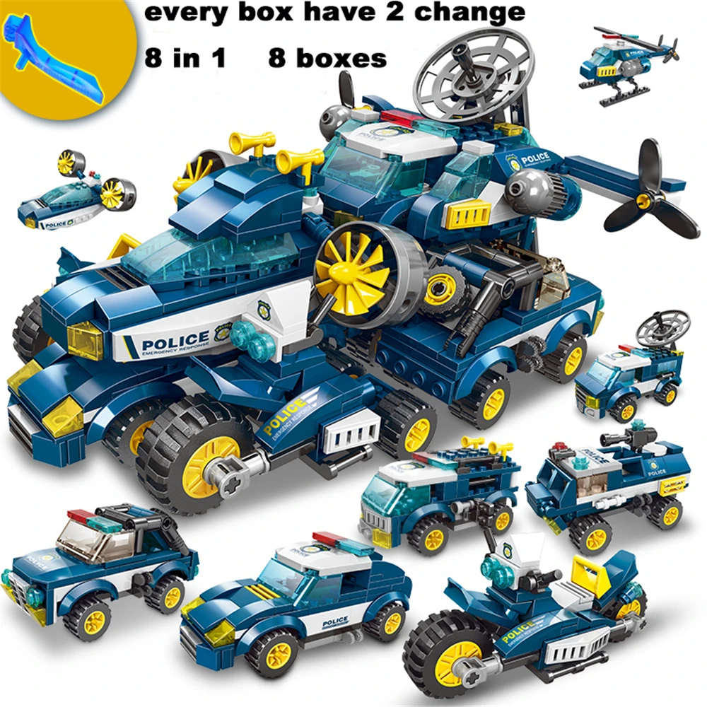 668 шт. Детский конструктор Городская полиция | Игрушки и хобби