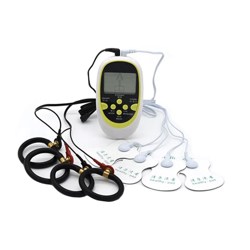 Кольца для пениса с электрошоком массажер 4 шт. подушечки Стимуляция тела