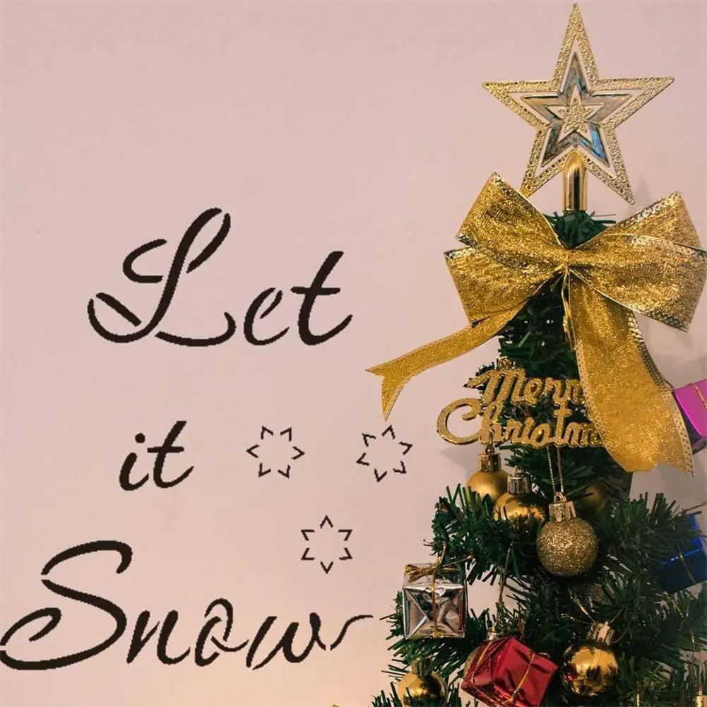 4 шт. рождественские трафареты наборы рождественских шаблонов пусть снег