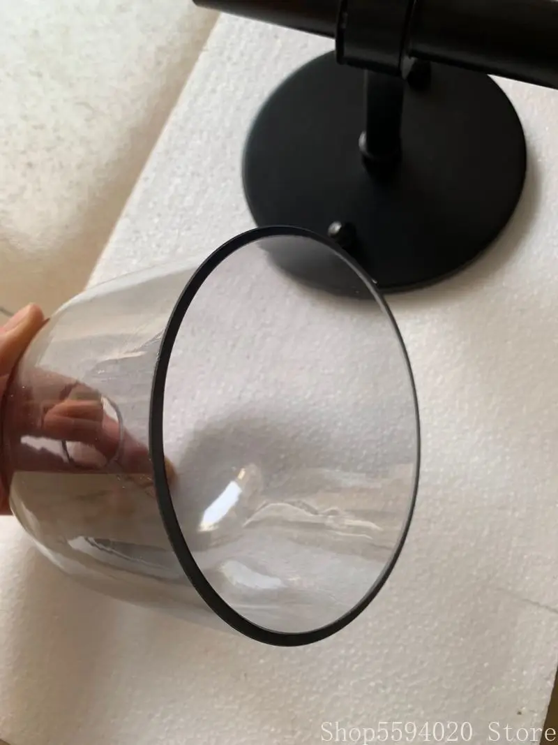 Стеклянная настенная лампа скандинавского дизайна прикроватная для спальни