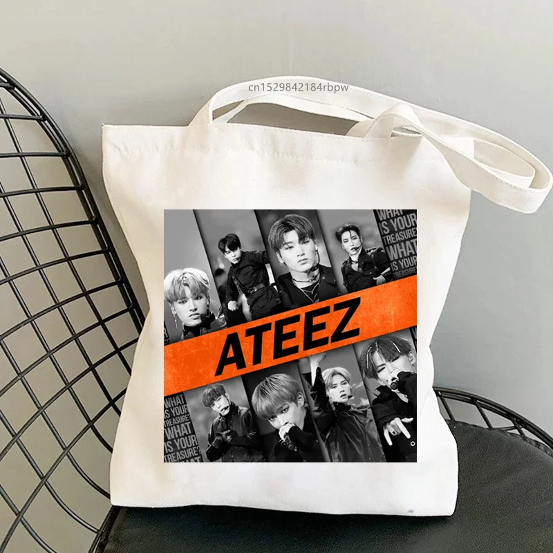 

Casual Shopping Girls Handbag Ateez Handbags Shoulder Bags Women Elegant Canvas Bag