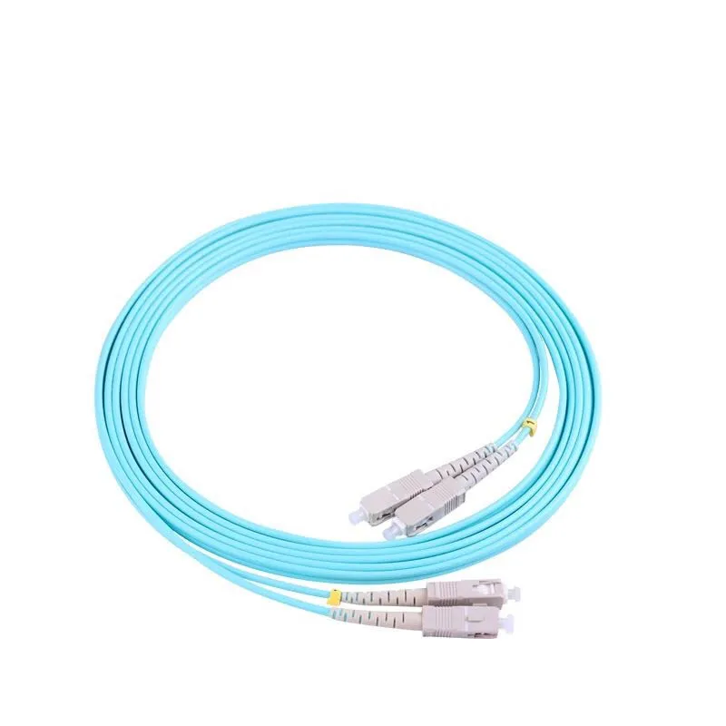 SC/UPC многорежимный волоконный кабель OM3 дуплексный сетевой шнур 3 м 5 10 25