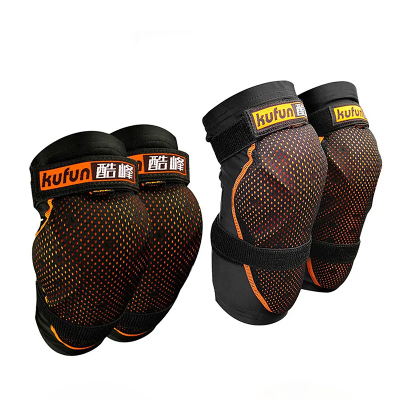 Kneepad Elbow KUFUN D3O наколенник налокотник для мотоцикла лыж сноуборд скейтборд роликовые коньки дети взрослые дети защитное снаряжение - Цвет: Kneepad Elbow