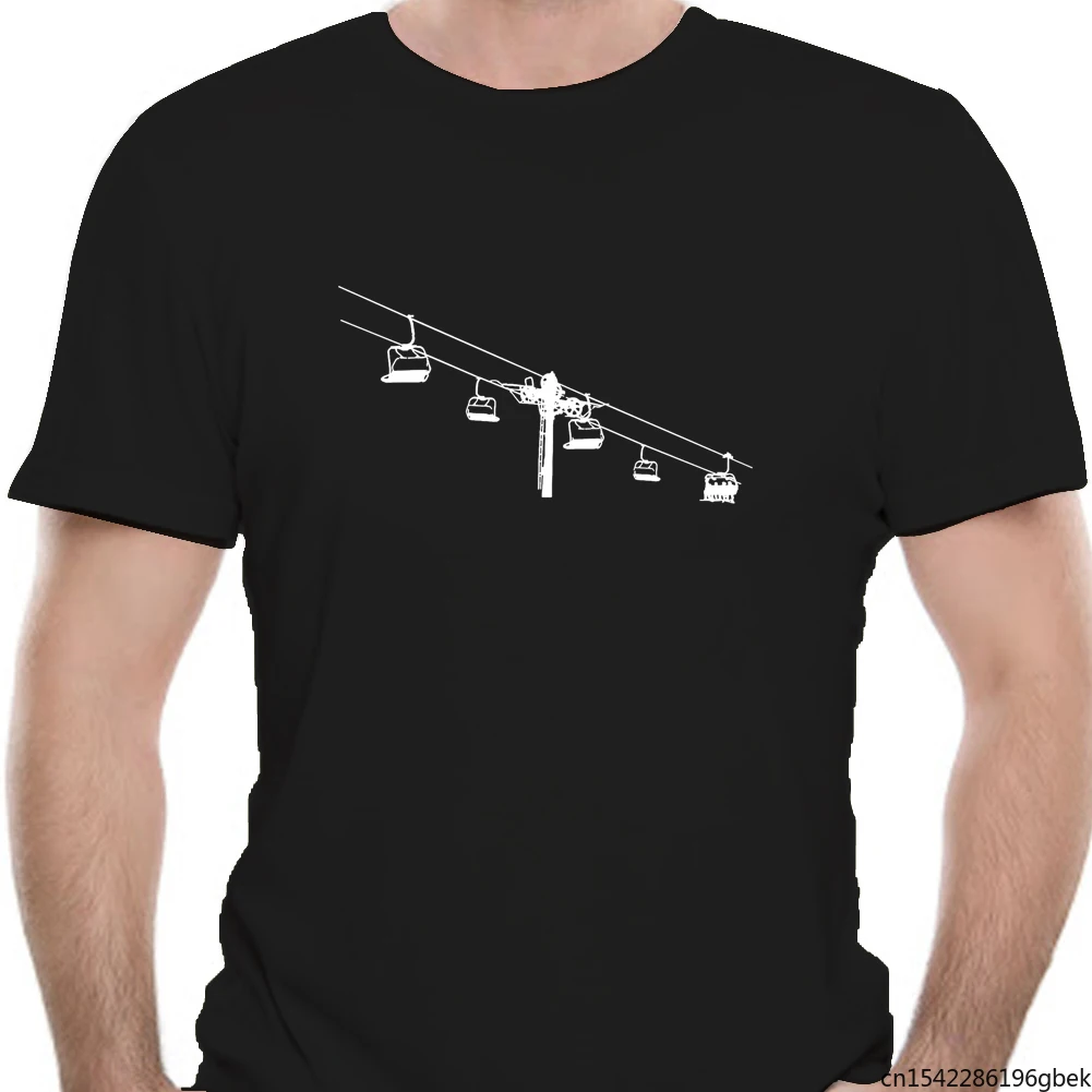 

Monkeez Men's SKI LIFT DESIGN Men's T-Shirt