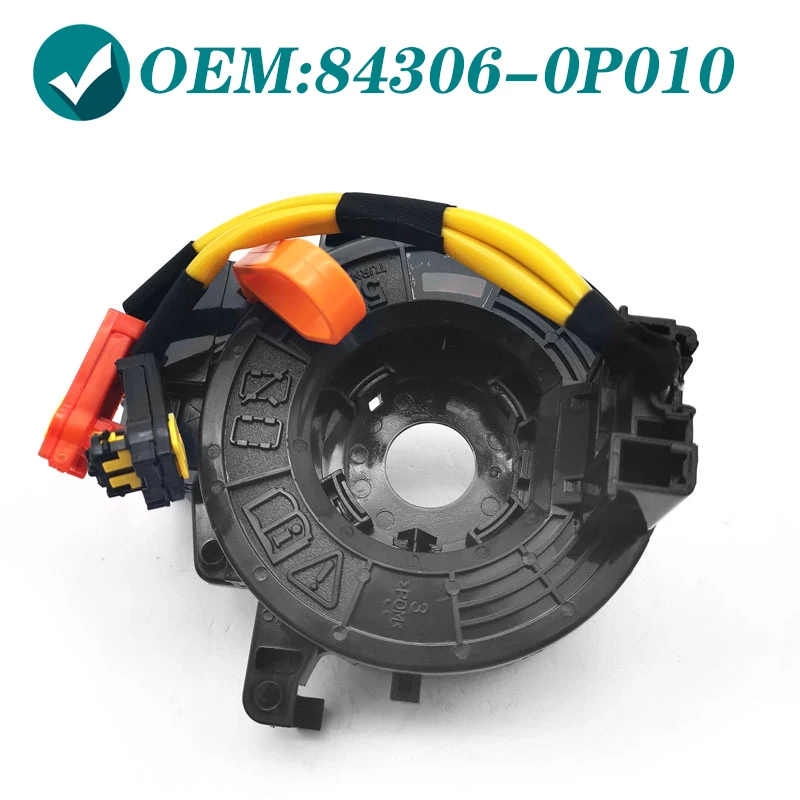 

Steering wheel Squib Slip Ring Train Cable For Toyota Corolla Yaris RAV4 Highlander Matrix Tacoma 84306-0P010 843060P010