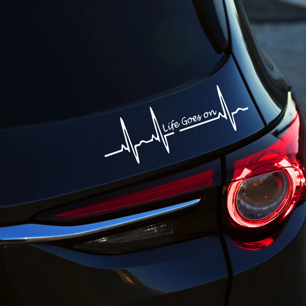Автомобильная наклейка с пульсометром трекпад Life Go On Decal для Hyundai Santa Fe Sonata Solaris Azera