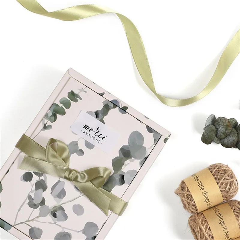 5 шт. креативная Подарочная коробка с откидной крышкой в виде леса для чая торта