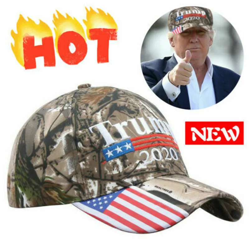 2020 Кепка с флагом США камуфляжная бейсболка Спортивная Keep Make America Great|Мужские