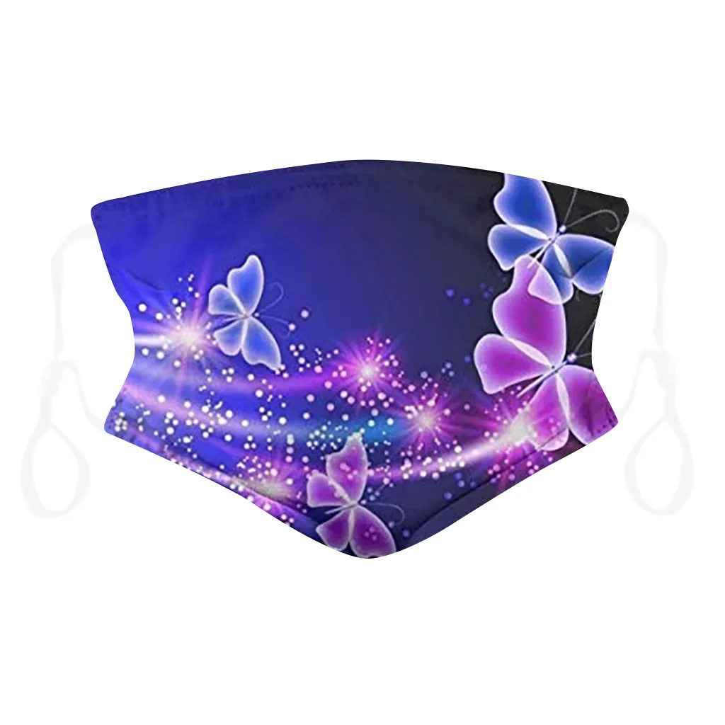 

Christmas Halloween Hanging Butterfly Print Adjustable With Sunscreen And Breathing Outdoor Reusable Holiday DIY Decorations