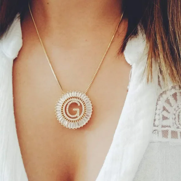 Модные женские туфли A Z с инициалами насквозь золотая цепочка Ожерелье Медь