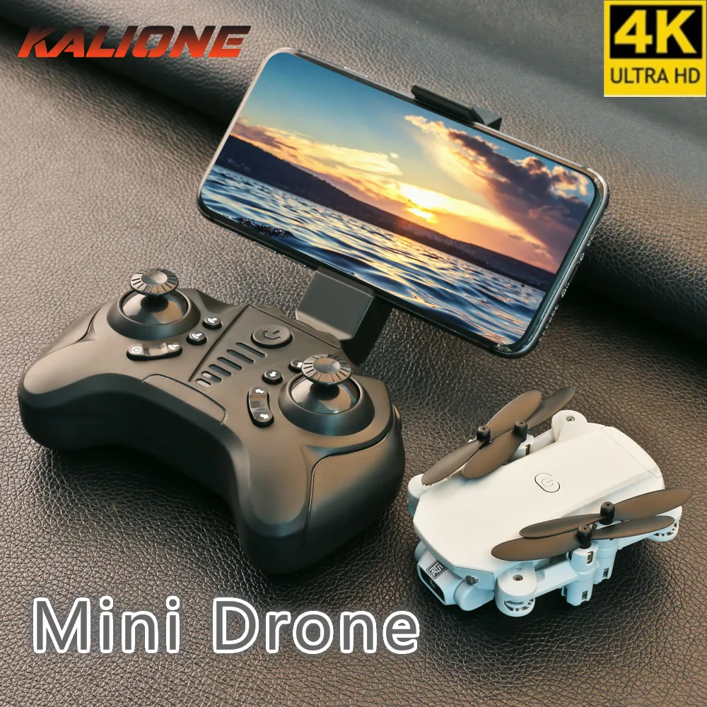 Мини Дрон с камерой 4K HD Wifi FPV складной контроль высоты удержание 3D Flips RC вертолет