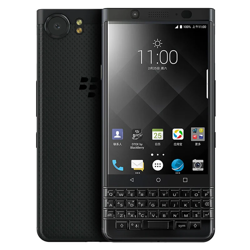 Black Отремонтированный BlackBerry Keyone разблокированный 3g 4G LTE мобильный телефон Восьмиядерный 12MP 4," 3g B ram 32GB rom мобильный телефон - Цвет: Black