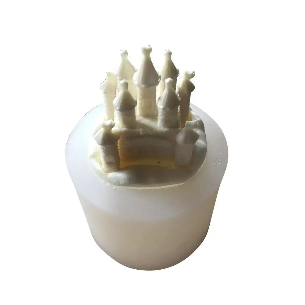 

Innovative 3D Castle Mold Candle Mould Decoration Tool For Christmas Household Office Christmas Decoration