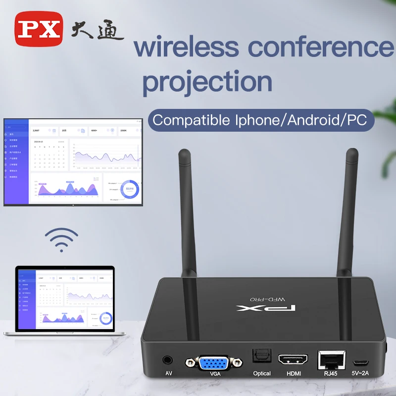 Беспроводной удлинитель PX 30 м HDMI Ethernet VGA airplay передатчик приемник видео аудио