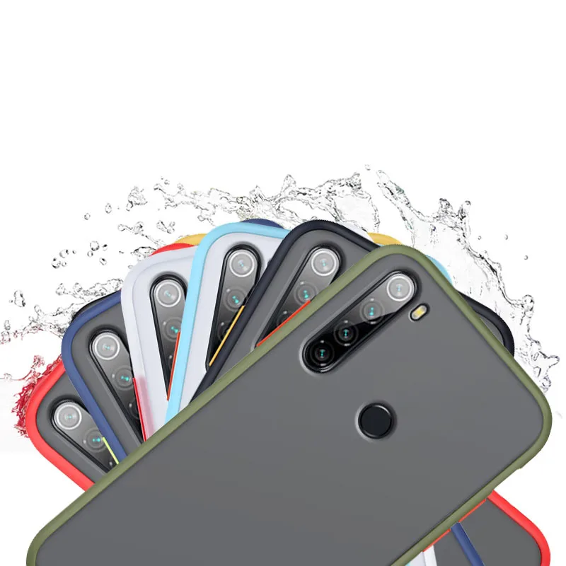 Для Xiaomi Redmi Note 8 Pro 7 7A 6 Чехол патч Цвет обмен может Независимая кнопка силиконовый