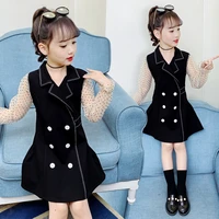 dresses for children 2021 spring autumn new fashion cute little girl long sleeves beauty valentines day outfit 4 6 8 10 12 year