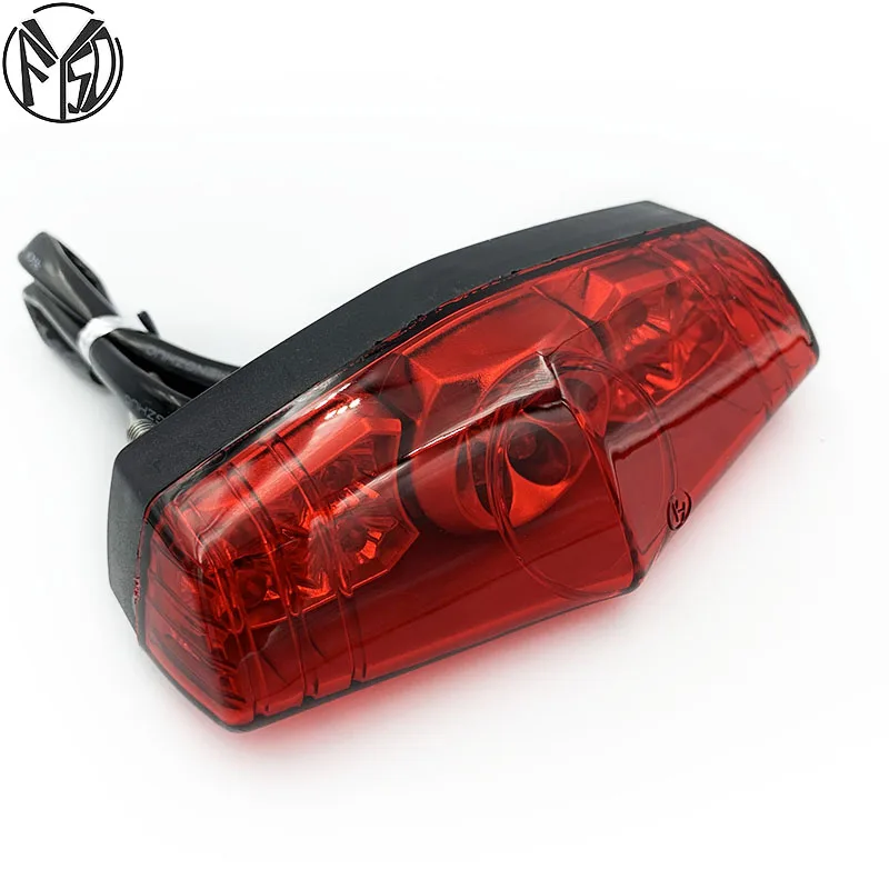 Универсальный светодиодный задний фонарь стоп-сигнал для мотоциклистов 12 В