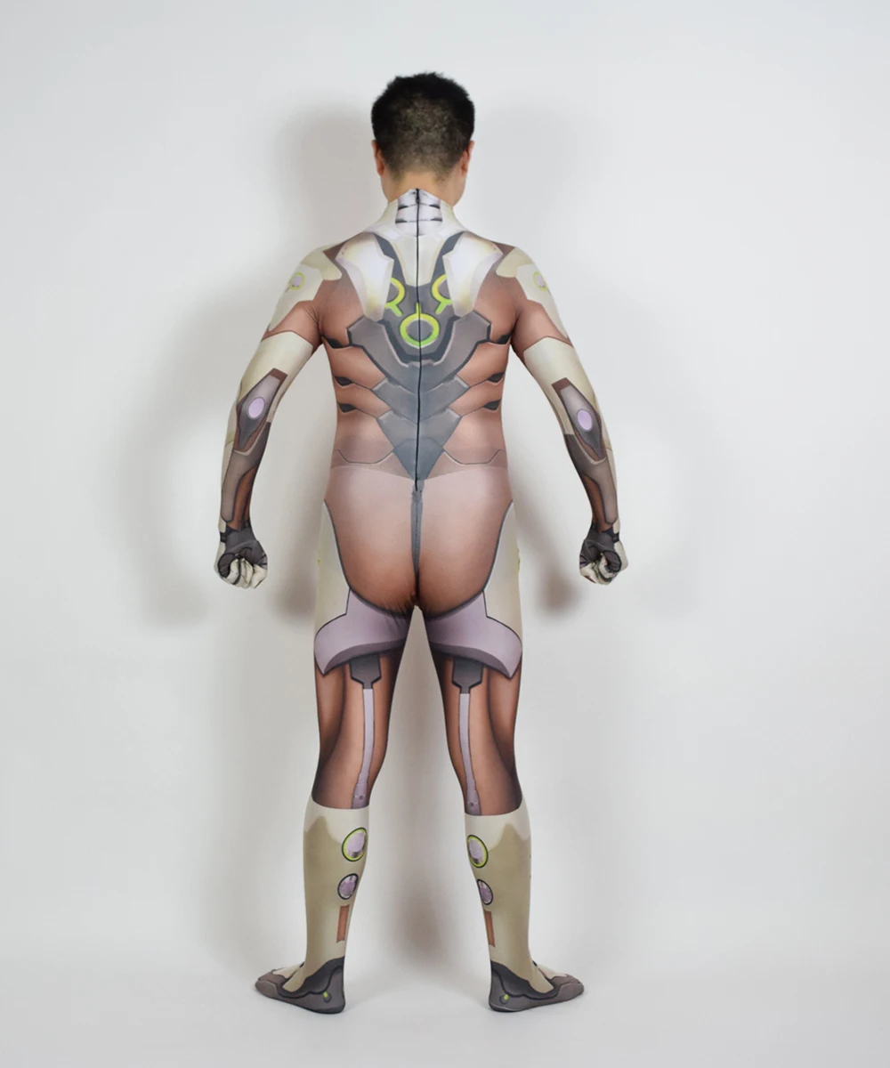 Косплей Гэндзи для взрослых и детей костюмы на Хэллоуин с 3D принтом