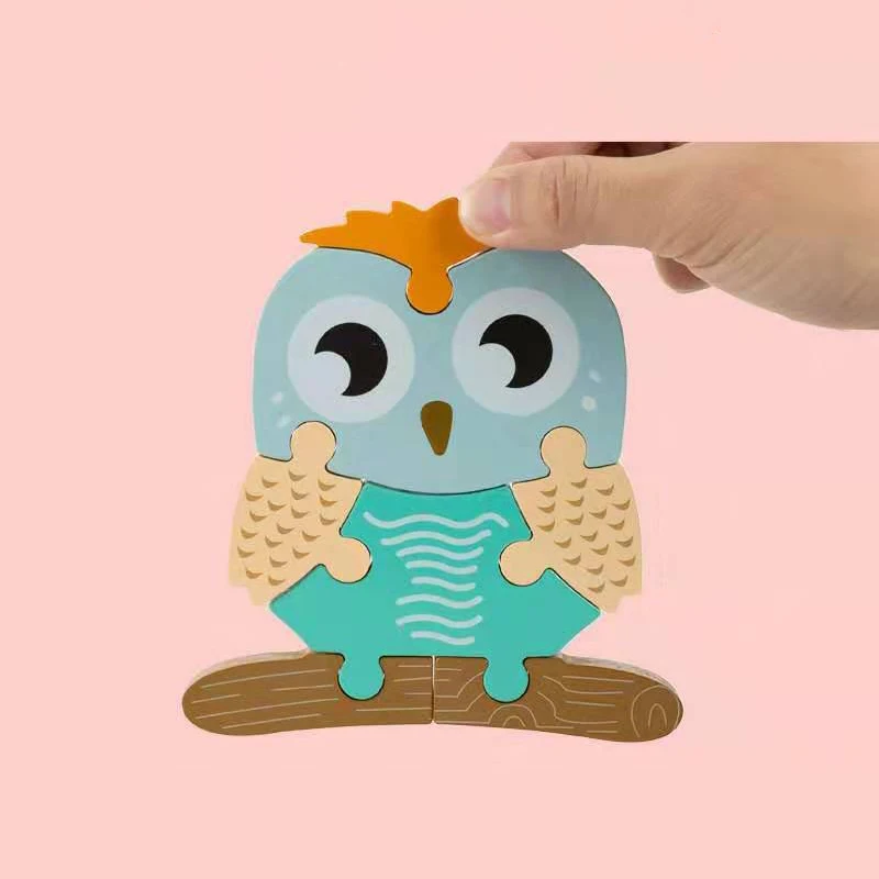 Деревянные головоломки для детей 30 см Ранние развивающие игрушки ручной захват