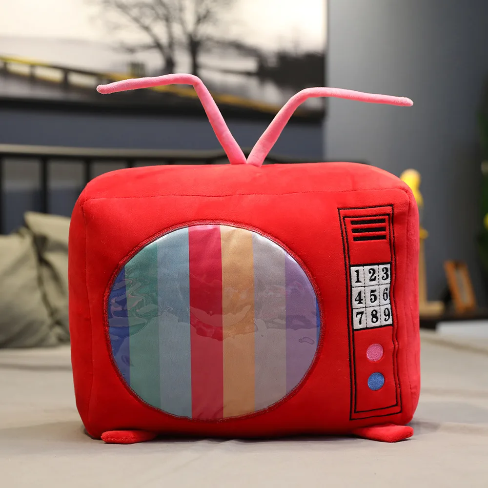 Забавная плюшевая подушка традиционная для телевизора | Игрушки и хобби